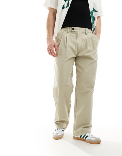 Bill - Pantalon ample  pinces - Beige - Jack & Jones - Modalova