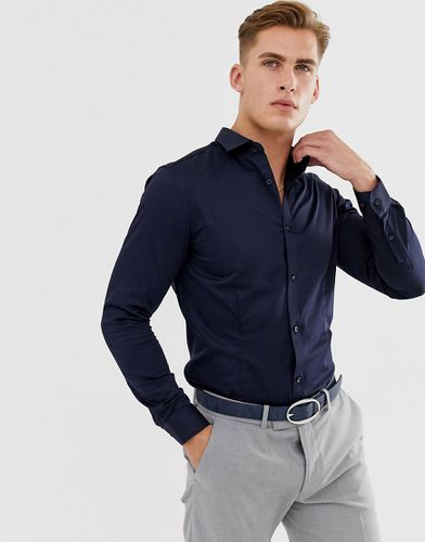 Chemise slim stretch habillée haut de gamme - Bleu - Jack & Jones - Modalova