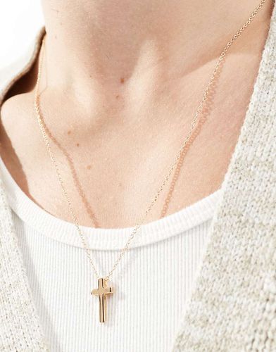 Collier à pendentif croix - Jack & Jones - Modalova