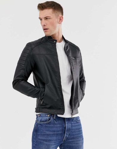 Core - Blouson style pilote automobile en similicuir - Jack & Jones - Modalova