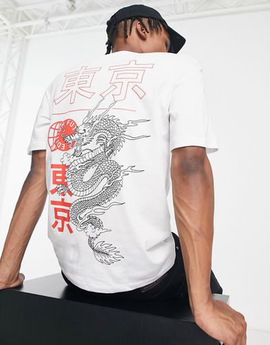 Core - T-shirt oversize à imprimé dragon - Jack & Jones - Modalova
