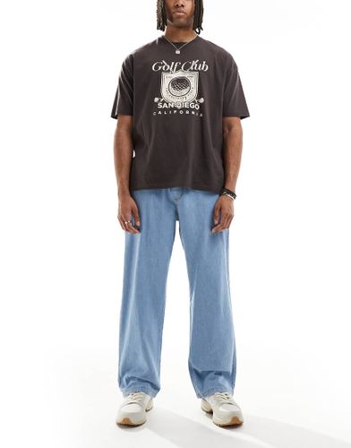 Dave - Jean large lger  cordons de serrage - clair dlav - Jack & Jones - Modalova