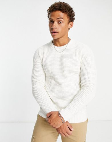 Jack & Jones - Essentials - Pull en maille chunky - Bleu marine