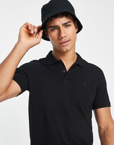 Essentials - Polo slim en piqué avec logo - Jack & Jones - Modalova