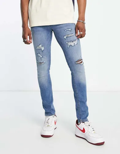 Intelligence - Liam - Jean skinny avec déchirures - Jack & Jones - Modalova