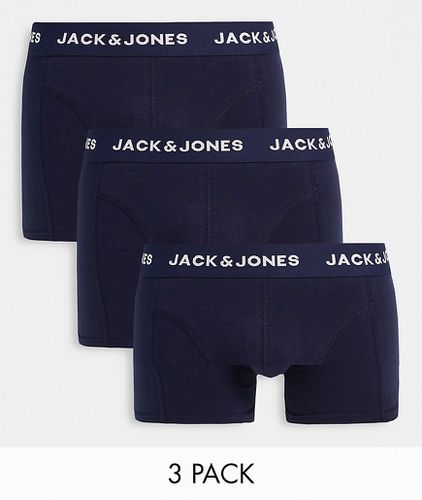 Lot de 3 boxers avec taille contrastante - Jack & Jones - Modalova