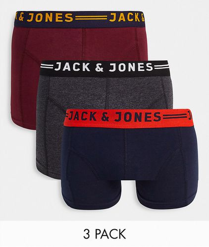 Jack & Jones - Coffret cadeau avec boxer de Noël et chaussettes à