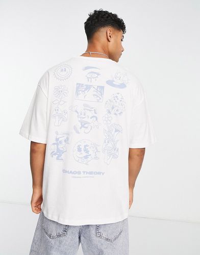 Originals - T-shirt oversize à imprimé au dos - Jack & Jones - Modalova