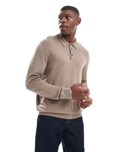 Polo boutonné en maille - clair - Jack & Jones - Modalova