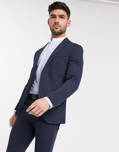 Premium - Veste de costume stretch très ajustée avec polyester - Bleu - NAVY - Jack & Jones - Modalova