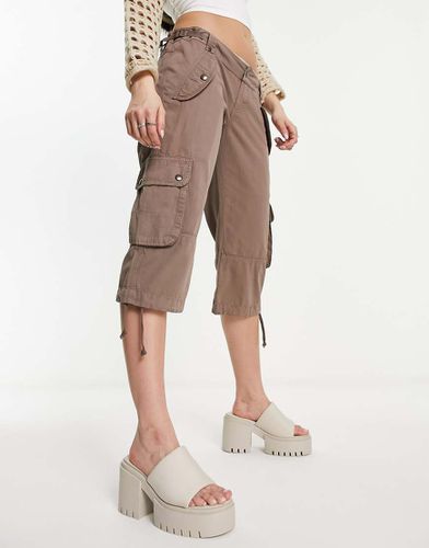 Short cargo à taille basse - Taupe - Jaded London - Modalova