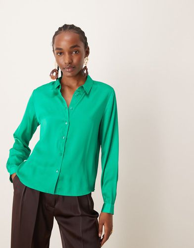 JDY - Chemise en satin - Vert - Jdy - Modalova