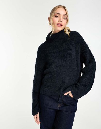 Pull col roulé en maille duveteuse - Jdy - Modalova