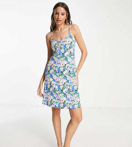 Robe caraco courte avec détail sur le buste - fleuri - Only Tall - Modalova