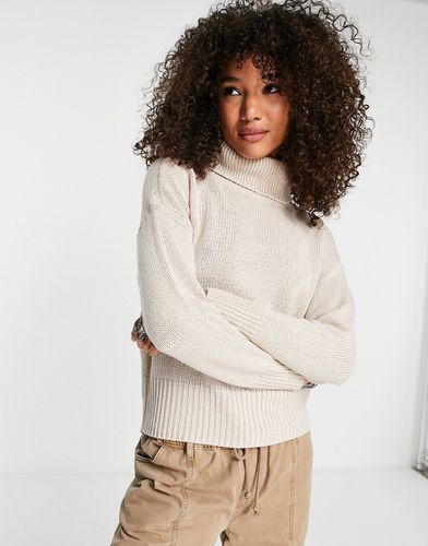 Pull col roulé - Taupe - Only - Modalova