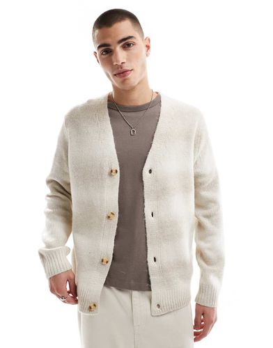 Gilet en tissu brossé de qualité supérieure à rayures - Beige - Only & Sons - Modalova