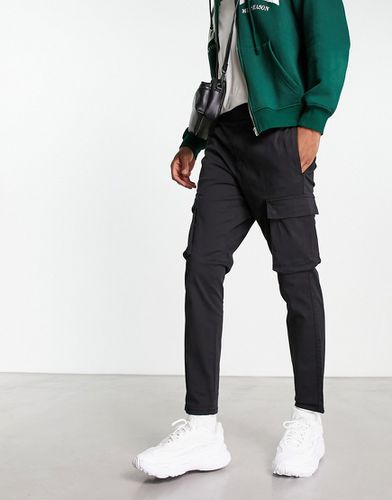 Pantalon cargo ajusté à taille élastique - Only & Sons - Modalova