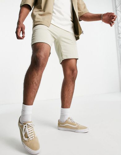 Short molletonné d'ensemble - Beige délavé - Only & Sons - Modalova