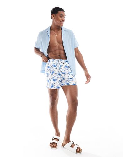 Short de bain - Imprimé crabes - Only & Sons - Modalova