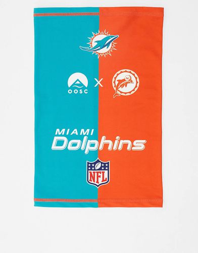 X NFL - Tour de cou de ski à inscription Miami Dolphins » - Multicolore - Oosc - Modalova