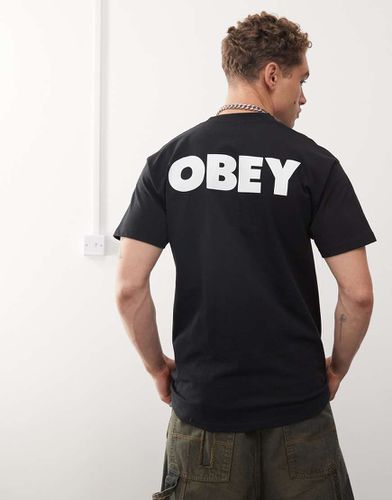 Obey - T-shirt à grand logo - Noir - Obey - Modalova