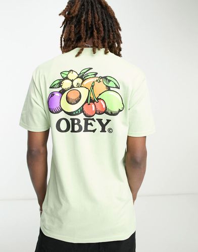 T-shirt avec imprimé bol de fruit au dos - Obey - Modalova