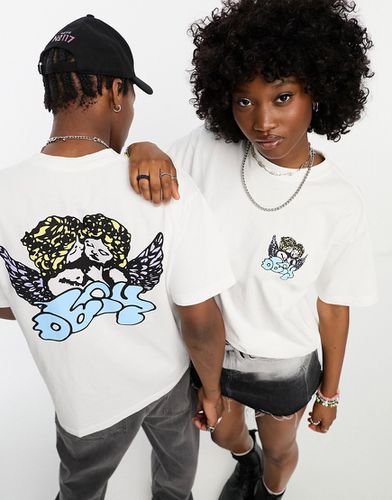 T-shirt unisexe avec imprimé angelots au dos - Obey - Modalova