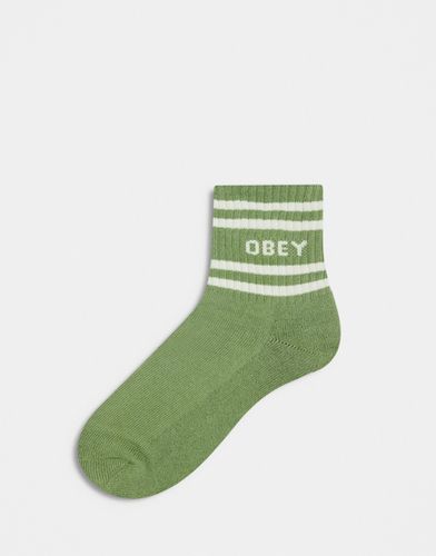 Chaussettes rayées à logo - Obey - Modalova