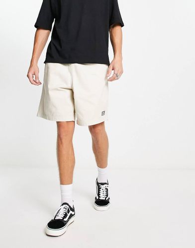 Short style décontracté en sergé - Beige - Obey - Modalova