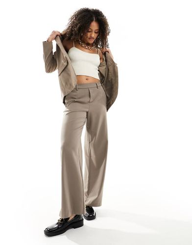 Pantalon d'ensemble ajusté coupe ample - Taupe - Object - Modalova