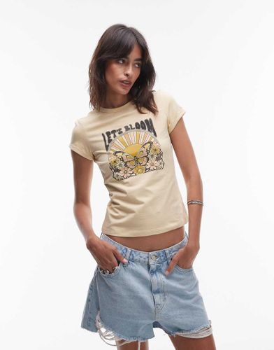 T-shirt  mancherons et imprim graphique - Babeurre - Other Stories - Modalova