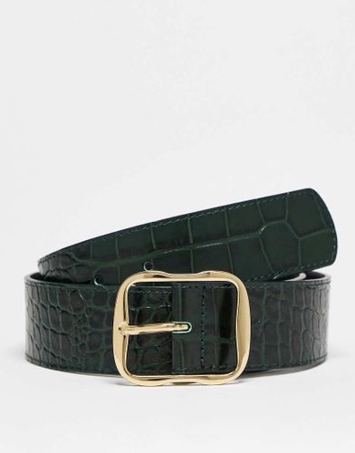 Ceinture pour taille mi-haute effet croco - Other Stories - Modalova