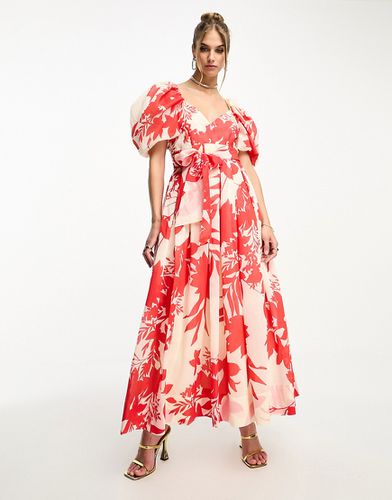 Robe longue bouffante - Imprimé fleurs - Other Stories - Modalova