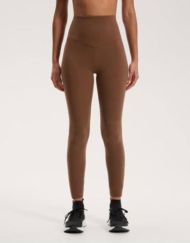 Comfortlux - Legging 65 cm longueur cheville  taille ultra haute et poches - Marron - Oysho - Modalova