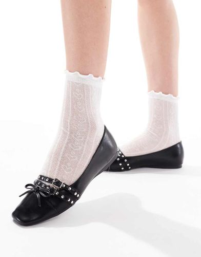 Ballerines vernies  clous et boucles - London Rebel - Modalova