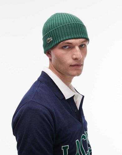 Lacoste - Bonnet à logo - Vert - Lacoste - Modalova