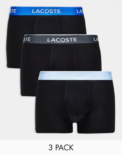 Essentials - Lot de 3 boxers à taille contrastante - Lacoste - Modalova