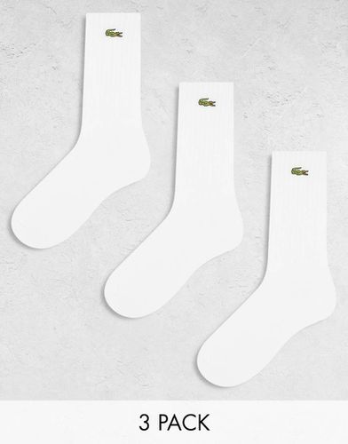 Lot de 3 paires de chaussettes à logo - Lacoste - Modalova