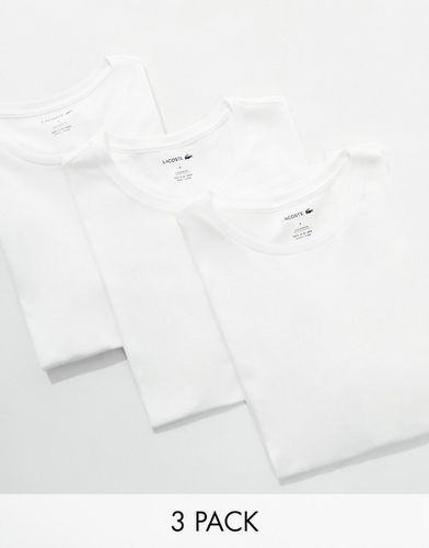 Lacoste - Lot de 3 t-shirts - Blanc - Lacoste - Modalova