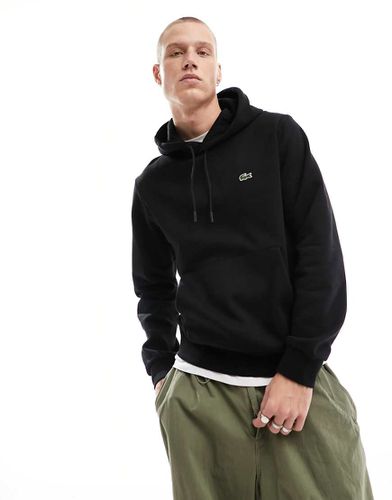 Lacoste Sweat à capuche zippé à empiècements Noir - Vêtements