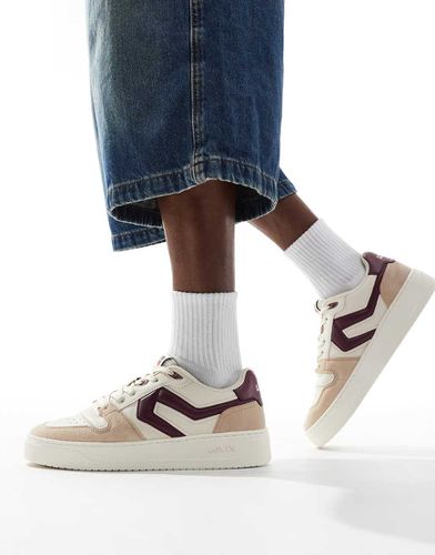 Glide L - Baskets à semelle chunky et empiècement logo - Beige/ - Levi's - Modalova