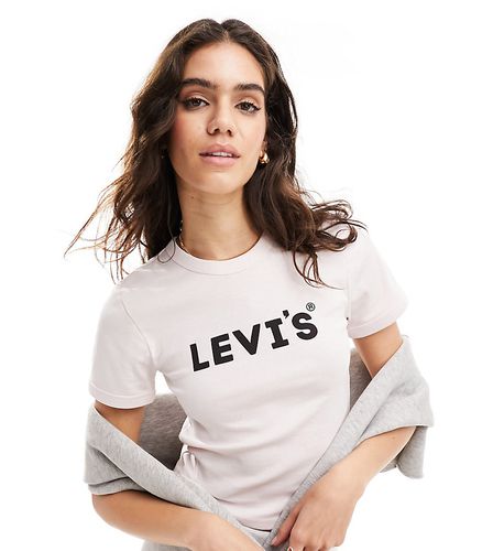 Exclusivité ASOS - T-shirt crop top avec logo sur la poitrine - Levi's - Modalova