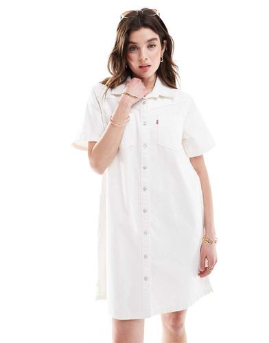 Louise - Robe chemise en jean à manches courtes - Écru - Levi's - Modalova