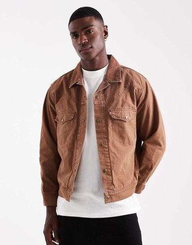 Shorthorn - Veste camionneur style western - Fauve - Levi's - Modalova