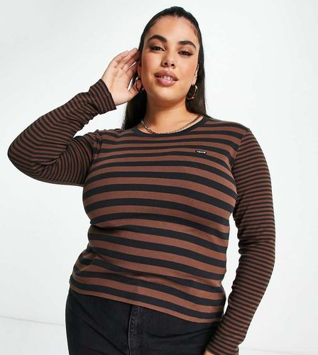 Plus - T-shirt à manches longues et rayures - Levi's - Modalova