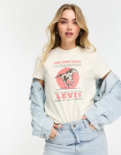 T-shirt à logo façon vintage - Crème - Levi's - Modalova