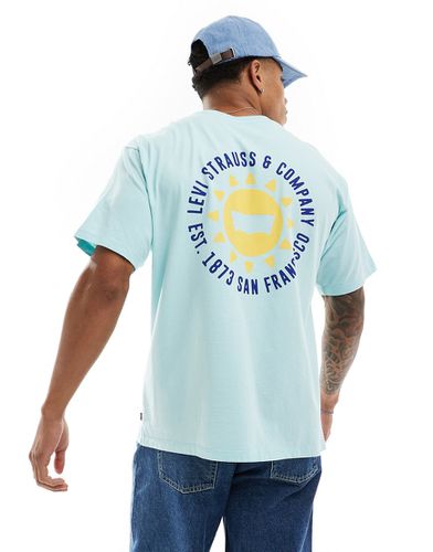 T-shirt avec logo soleil au centre et au dos - clair - Levi's - Modalova