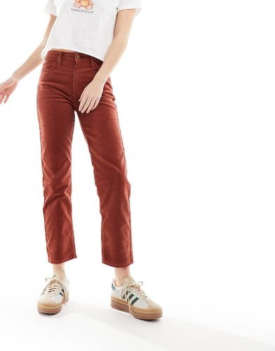 Lee - Carol - Pantalon droit en velours côtelé - Rouille - Lee Jeans - Modalova