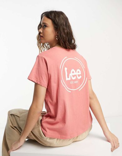 T-shirt avec logo au dos - Corail - Lee Jeans - Modalova