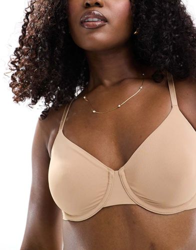 Soutien-gorge invisible non rembourré sans armatures - Beige - Lindex - Modalova